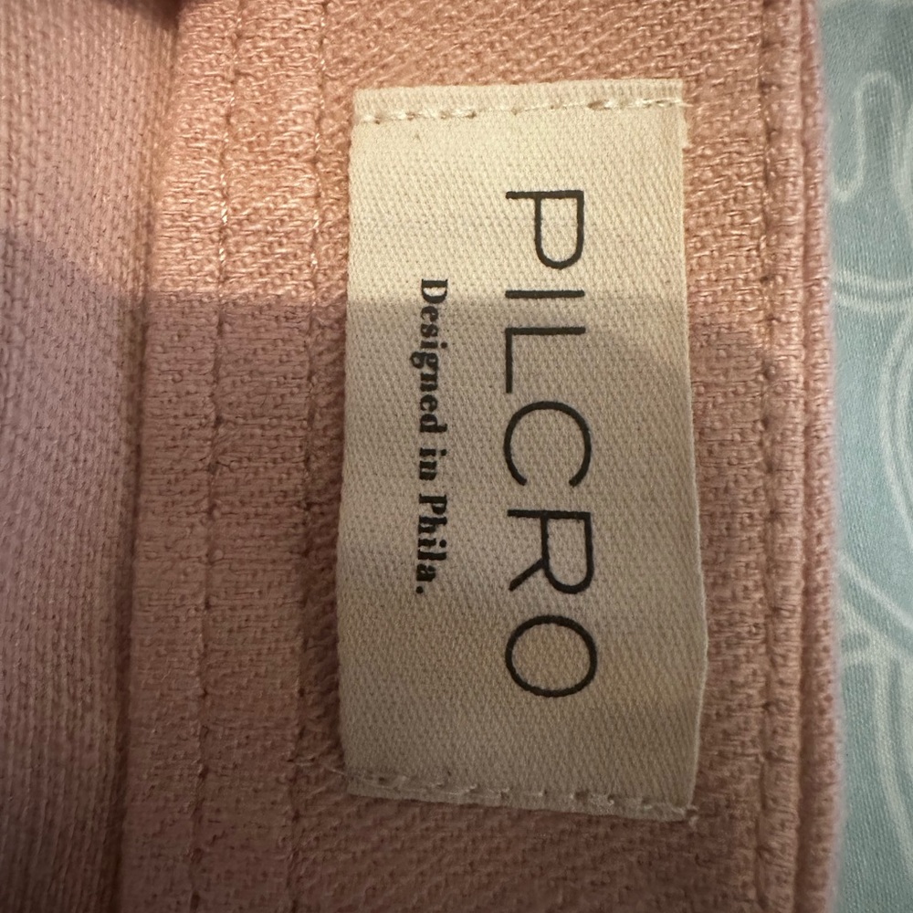 NWT Anthropologie Pilcro Adi Linen blend Crop Mid-Rise Flare Pants Size 30 Tall - Picture 9 of 9